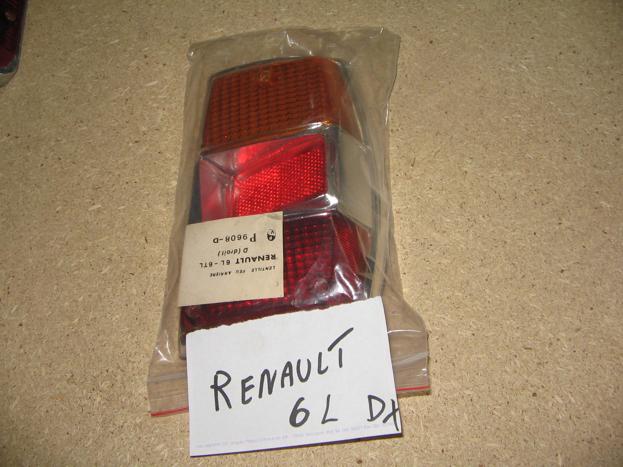 RENAULT 6 TRASPARENTE GEMMA N.312